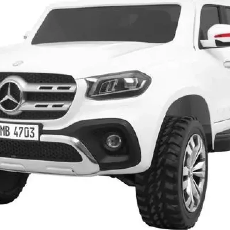 Дитяча акумуляторна машинка Mercedes Benz X-Class Біла Дитяча акумуляторна машинка Mercedes Benz X-Class Біла