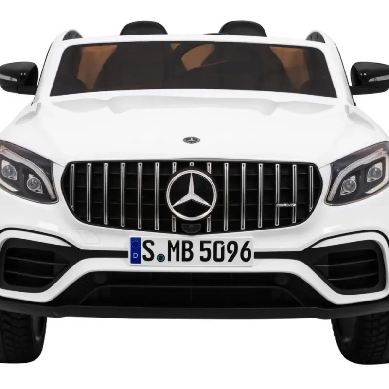 Дитяча акумуляторна машинка Mercedes GLC 63S Біла