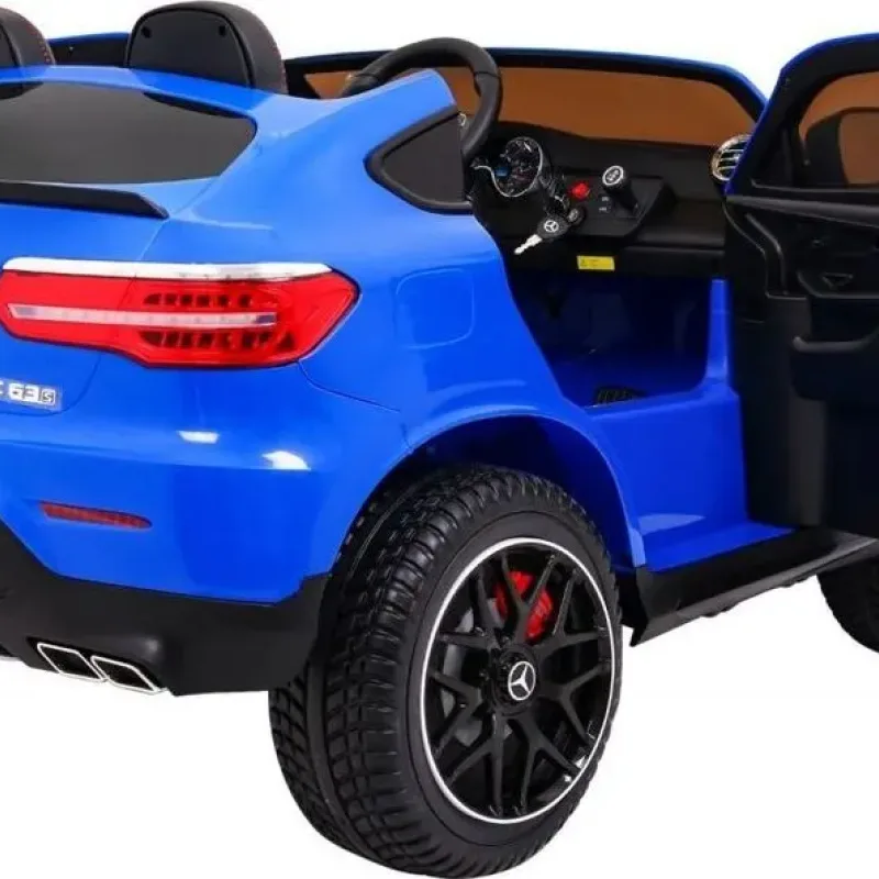Дитяча акумуляторна машинка Mercedes GLC 63S Синя Дитяча акумуляторна машинка Mercedes GLC 63S Синя