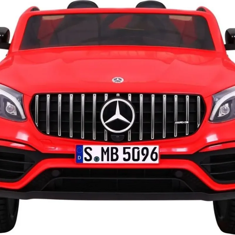 Дитяча акумуляторна машинка Mercedes GLC 63S Червона