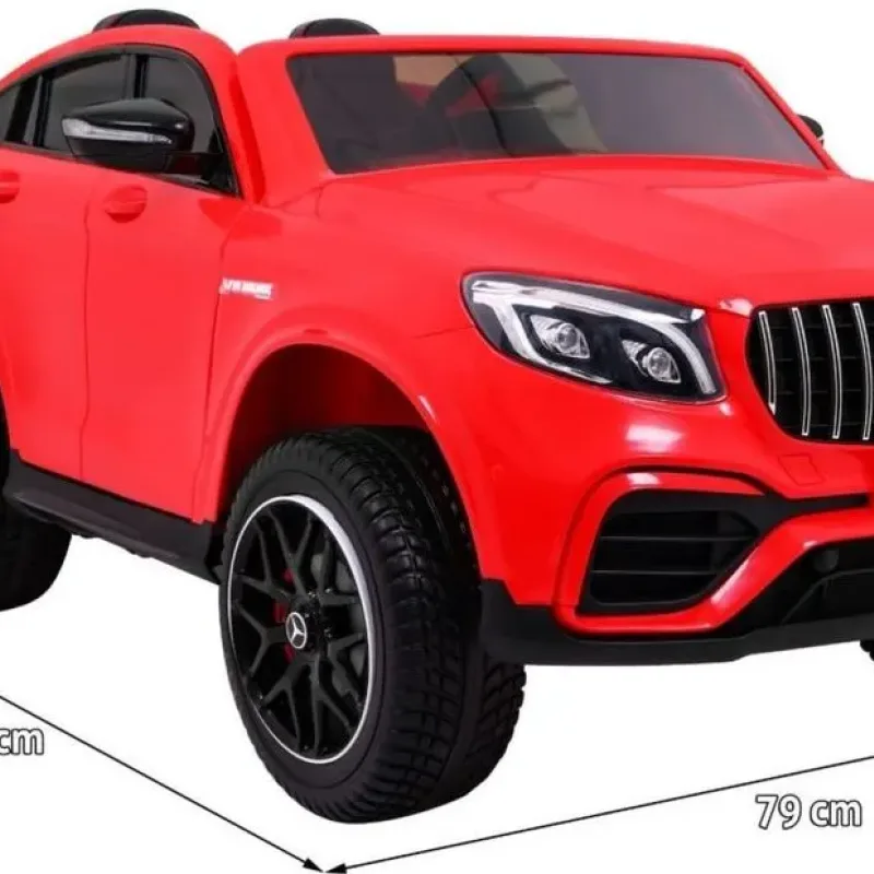 Дитяча акумуляторна машинка Mercedes GLC 63S Червона Дитяча акумуляторна машинка Mercedes GLC 63S Червона
