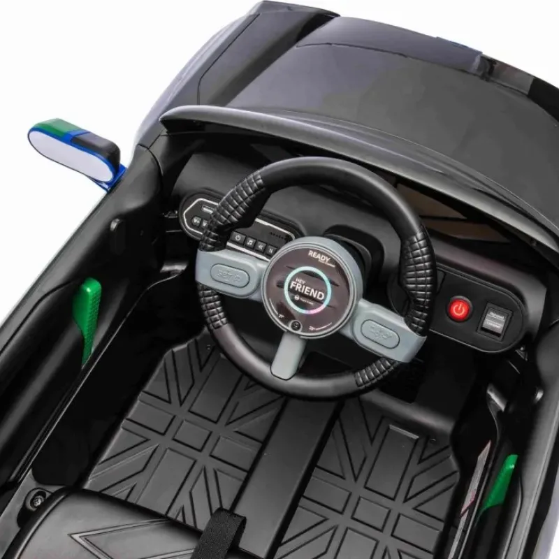 Дитяча акумуляторна машинка Mini Concept Aceman Чорна Дитяча акумуляторна машинка Mini Concept Aceman Чорна