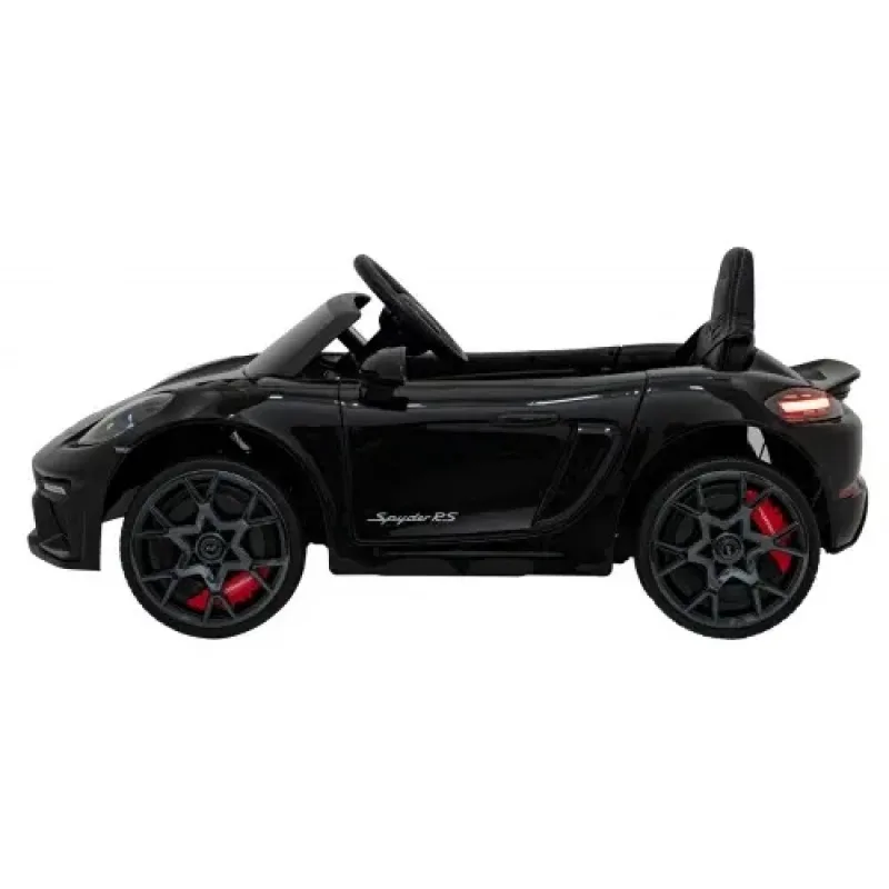 Дитяча акумуляторна машинка Porsche 718 MP4 Чорна Дитяча акумуляторна машинка Porsche 718 MP4 Чорна