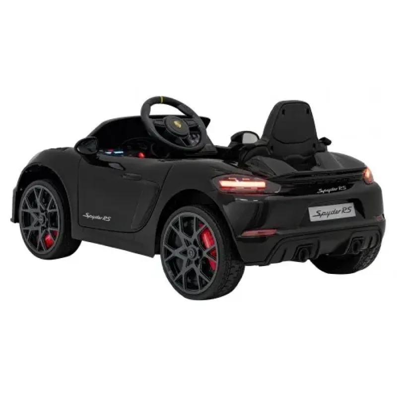 Дитяча акумуляторна машинка Porsche 718 MP4 Чорна Дитяча акумуляторна машинка Porsche 718 MP4 Чорна