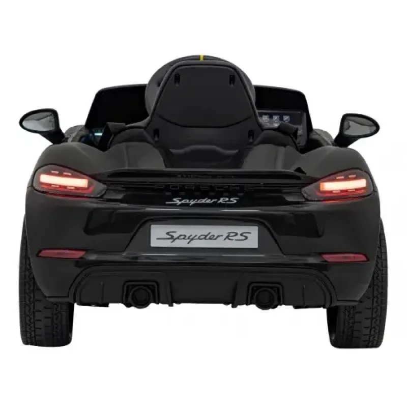 Дитяча акумуляторна машинка Porsche 718 MP4 Чорна Дитяча акумуляторна машинка Porsche 718 MP4 Чорна