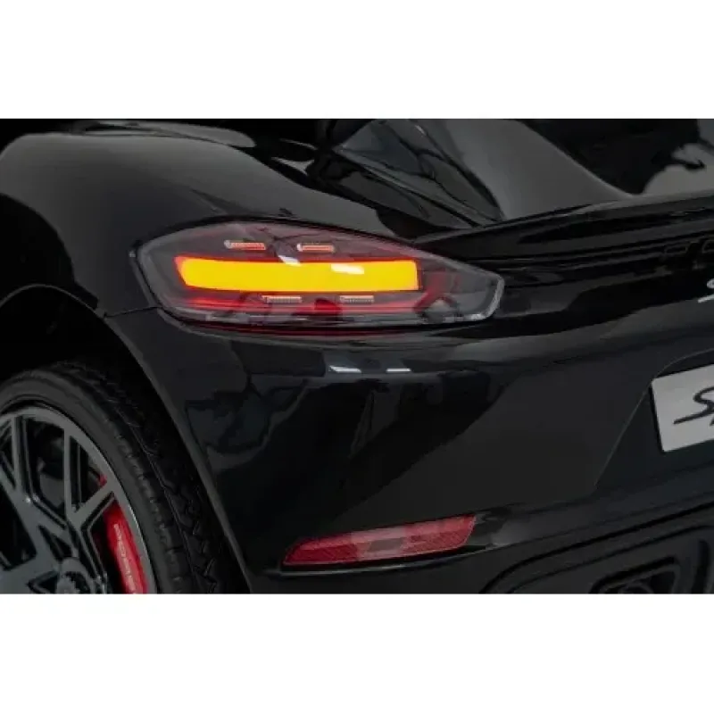 Дитяча акумуляторна машинка Porsche 718 MP4 Чорна Дитяча акумуляторна машинка Porsche 718 MP4 Чорна