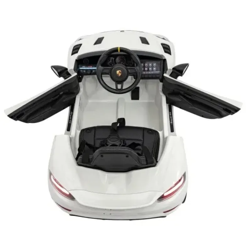 Дитяча акумуляторна машинка Porsche 718 Біла