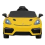 Дитяча акумуляторна машинка Porsche 718 фарбована Жовта