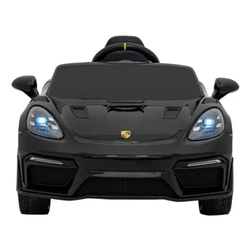 Дитяча акумуляторна машинка Porsche 718 Чорна