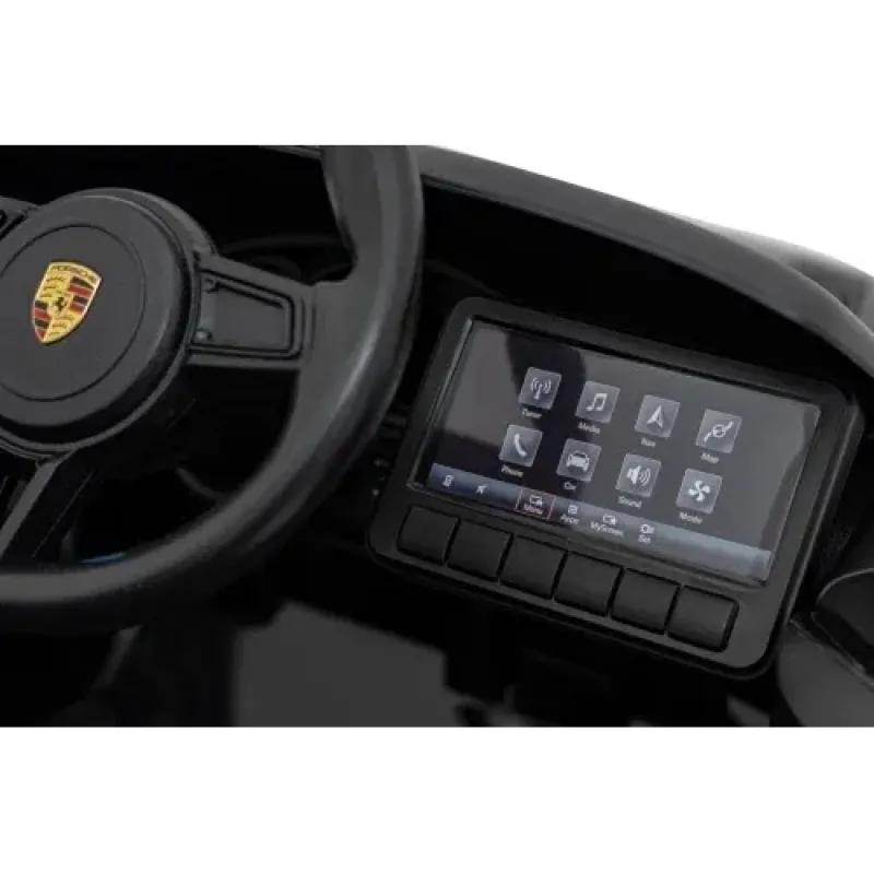 Дитяча акумуляторна машинка Porsche 718 Чорна