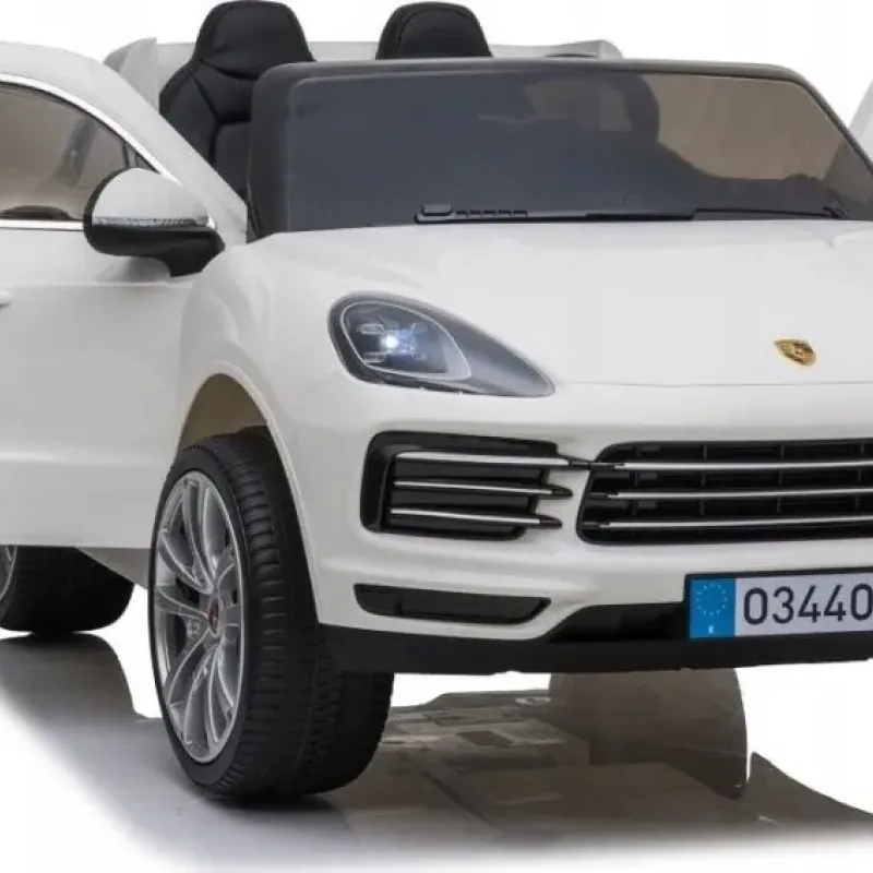 Дитяча акумуляторна машинка Porsche Cayenne S Біла