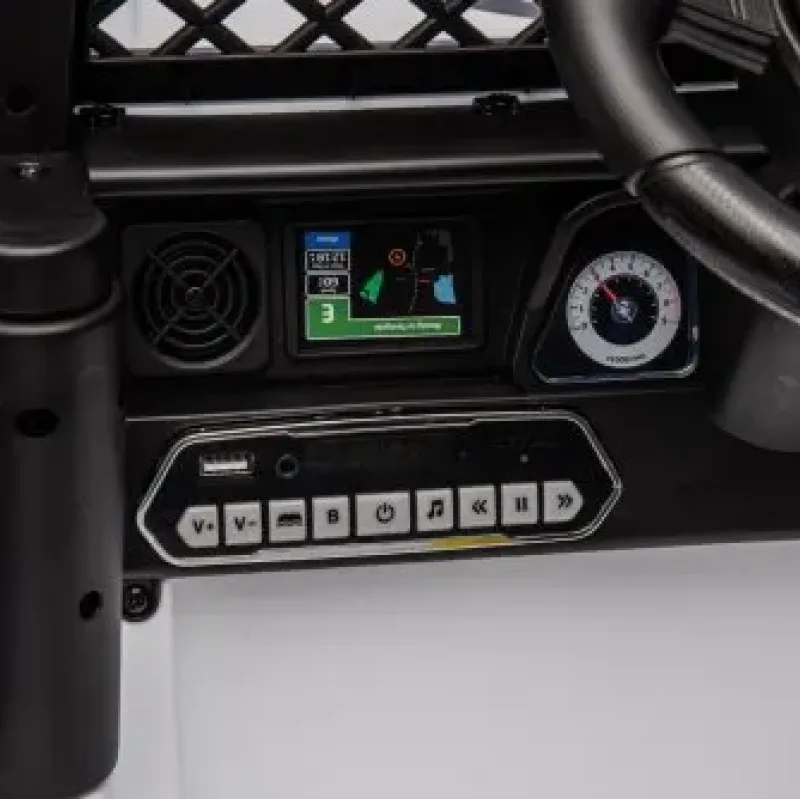 Дитяча акумуляторна машинка Toyota FJ Cruiser Біла