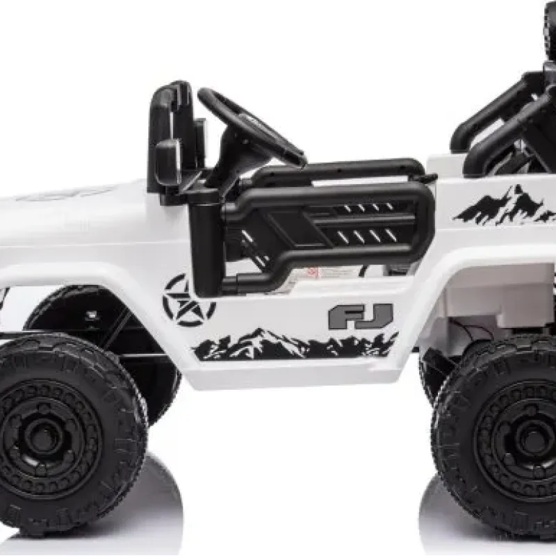 Дитяча акумуляторна машинка Toyota FJ Cruiser Біла
