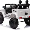 Дитяча акумуляторна машинка Toyota FJ Cruiser Біла
