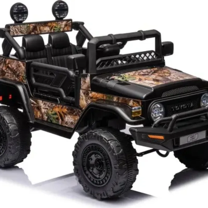 Дитяча акумуляторна машинка Toyota FJ Cruiser Чорна
