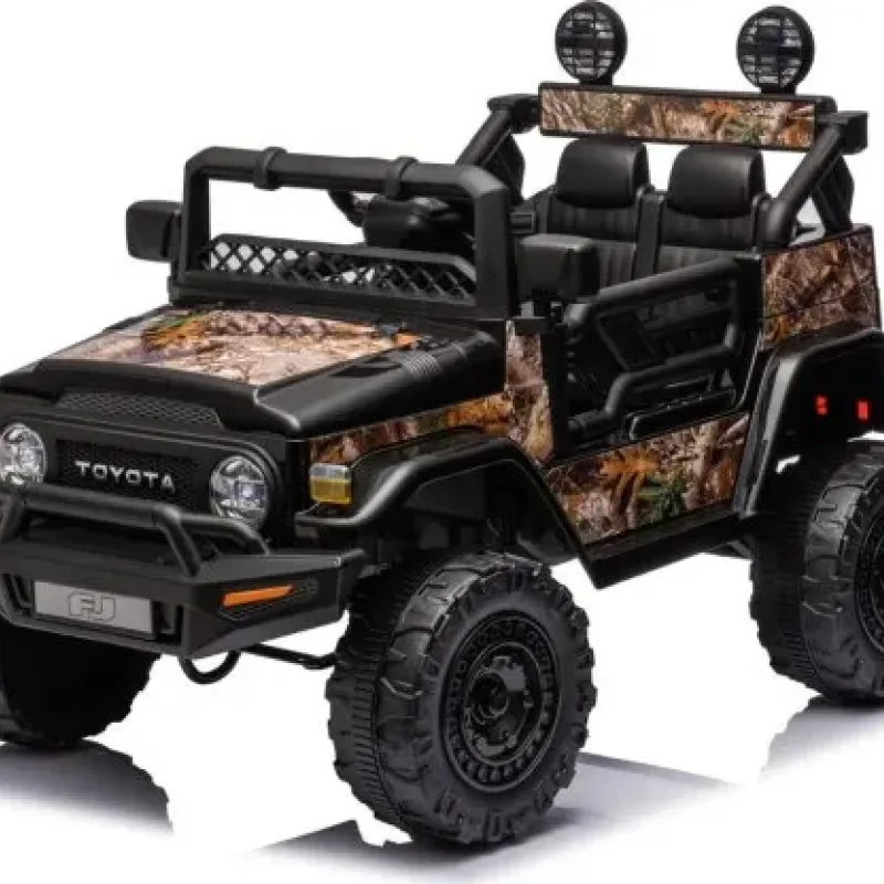 Дитяча акумуляторна машинка Toyota FJ Cruiser Чорна