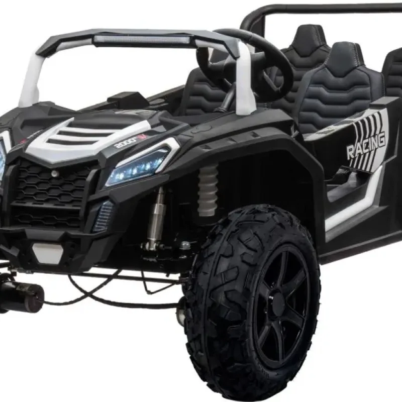 Дитяча акумуляторна машинка Баггі ATV RACING UTV2000 з літій-іонним акумулятором, біла