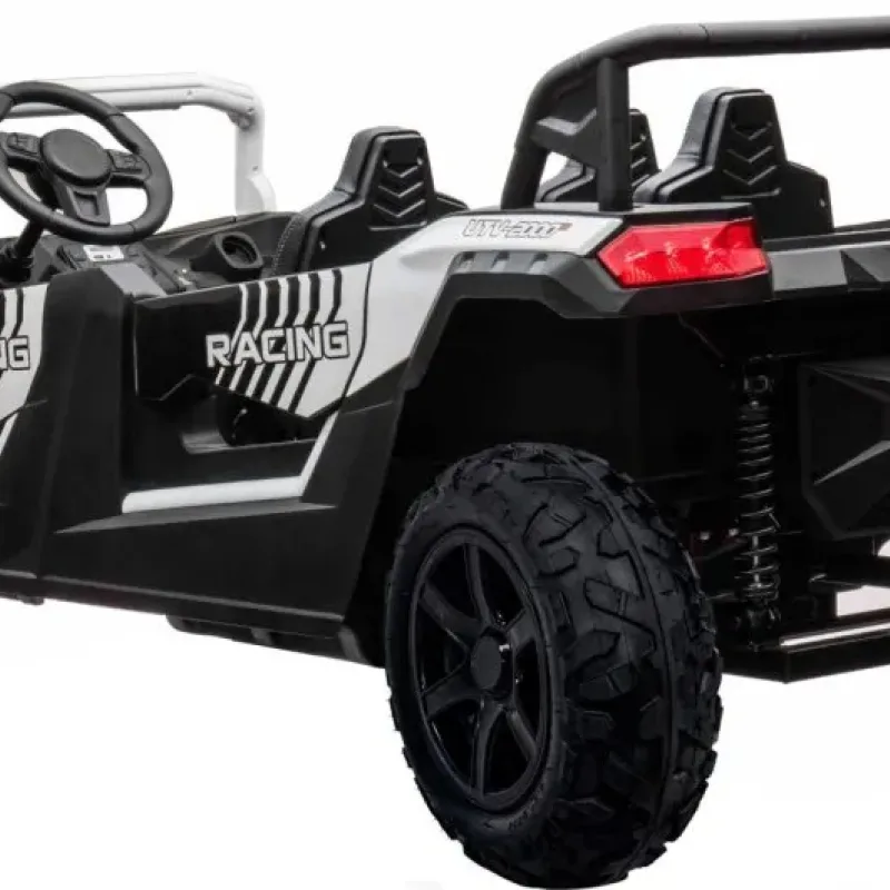 Дитяча акумуляторна машинка Баггі ATV RACING UTV2000 з літій-іонним акумулятором, біла