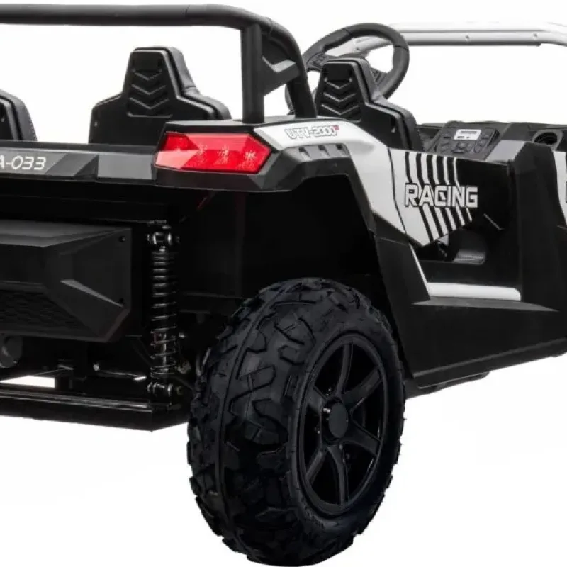Дитяча акумуляторна машинка Баггі ATV RACING UTV2000 з літій-іонним акумулятором, біла