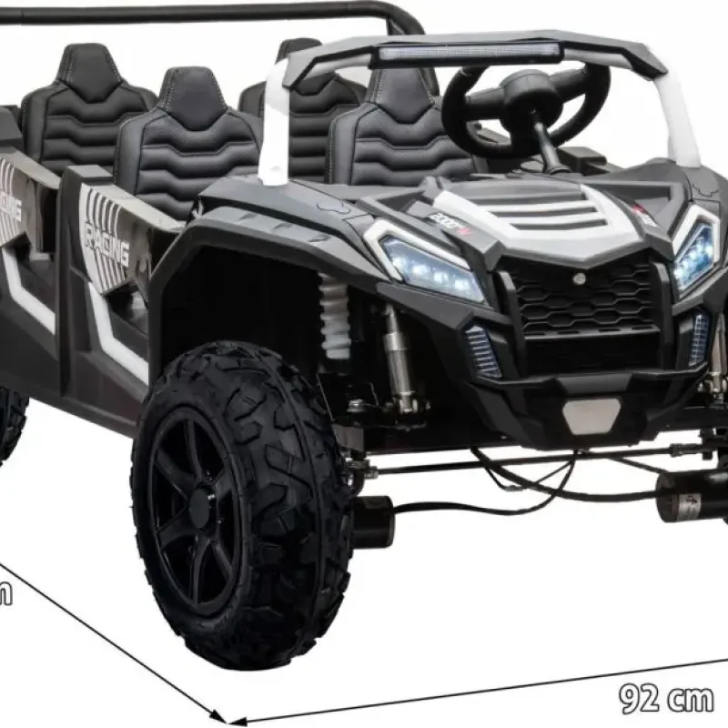 Дитяча акумуляторна машинка Баггі ATV RACING UTV2000 з літій-іонним акумулятором, біла