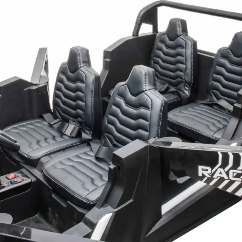 Дитяча акумуляторна машинка Баггі ATV RACING UTV2000 з літій-іонним акумулятором, біла