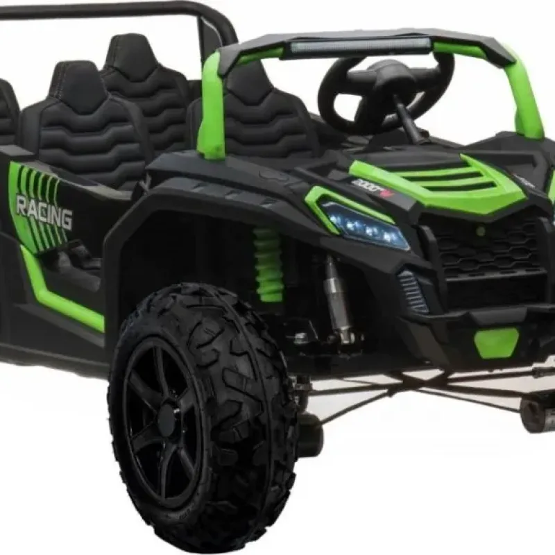 Дитяча акумуляторна машинка Баггі ATV RACING UTV2000 з літій-іонним акумулятором, зелена