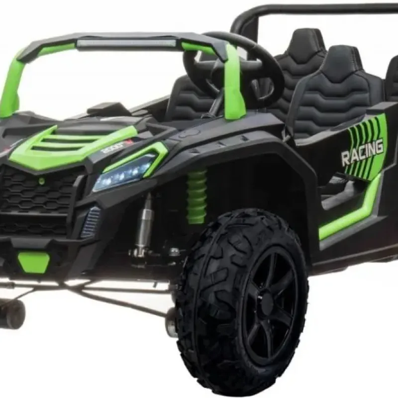 Дитяча акумуляторна машинка Баггі ATV RACING UTV2000 з літій-іонним акумулятором, зелена