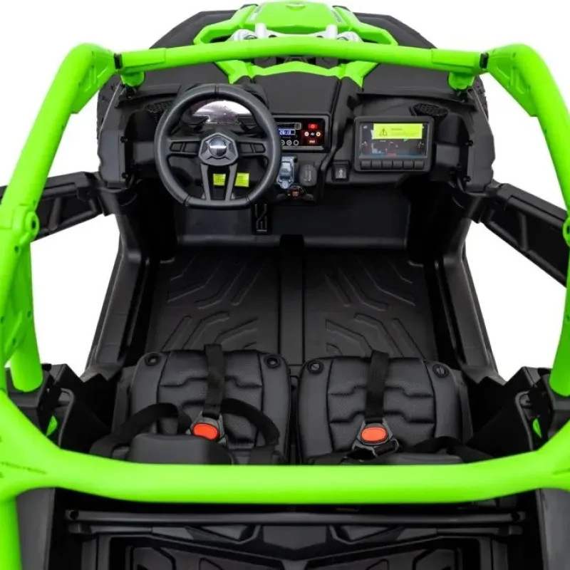 Дитяча акумуляторна машинка Баггі Maverick Turbo RR Green Дитяча акумуляторна машинка Баггі Maverick Turbo RR Green