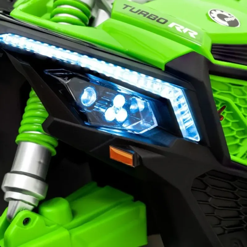 Дитяча акумуляторна машинка Баггі Maverick Turbo RR Green Дитяча акумуляторна машинка Баггі Maverick Turbo RR Green