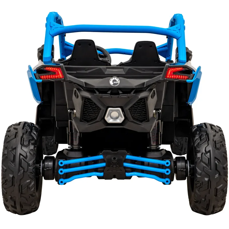Дитяча акумуляторна машинка Баггі Maverick Turbo RR Блакитна Дитяча акумуляторна машинка Баггі Maverick Turbo RR Блакитна