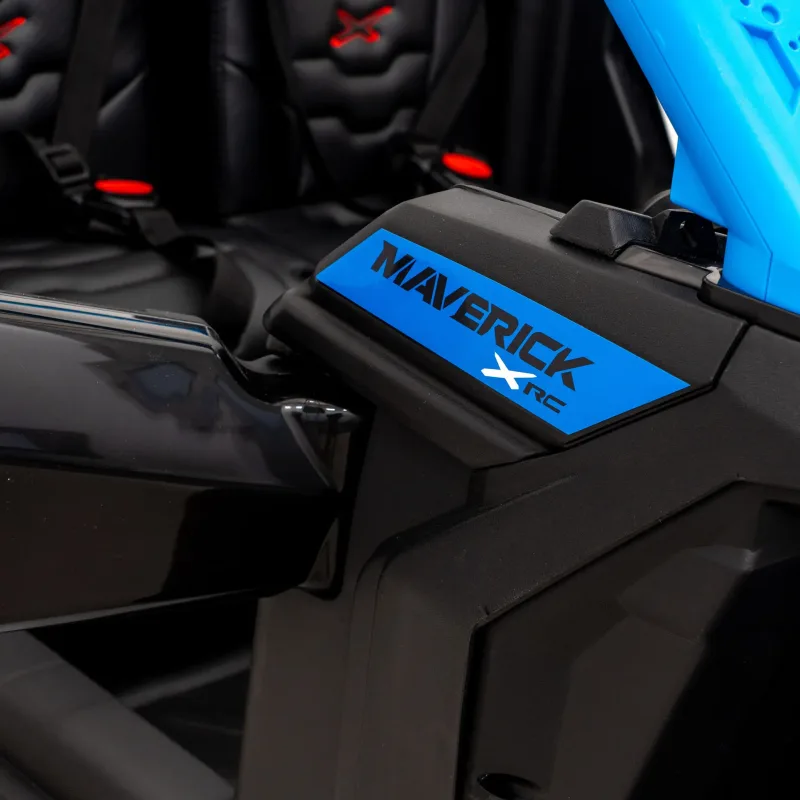 Дитяча акумуляторна машинка Баггі Maverick Turbo RR Блакитна Дитяча акумуляторна машинка Баггі Maverick Turbo RR Блакитна