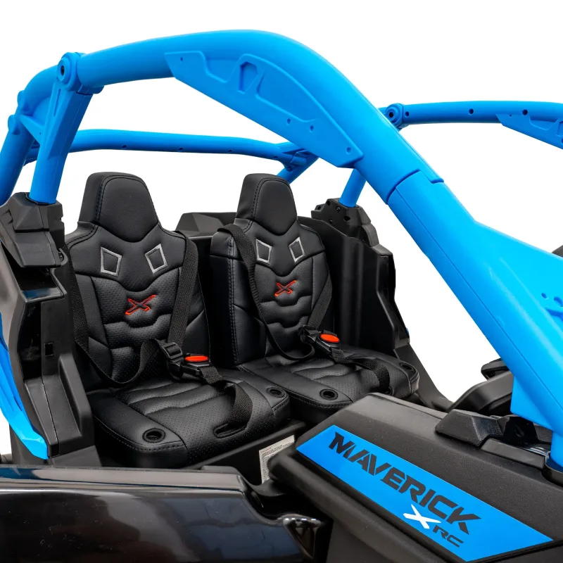 Дитяча акумуляторна машинка Баггі Maverick Turbo RR Блакитна Дитяча акумуляторна машинка Баггі Maverick Turbo RR Блакитна
