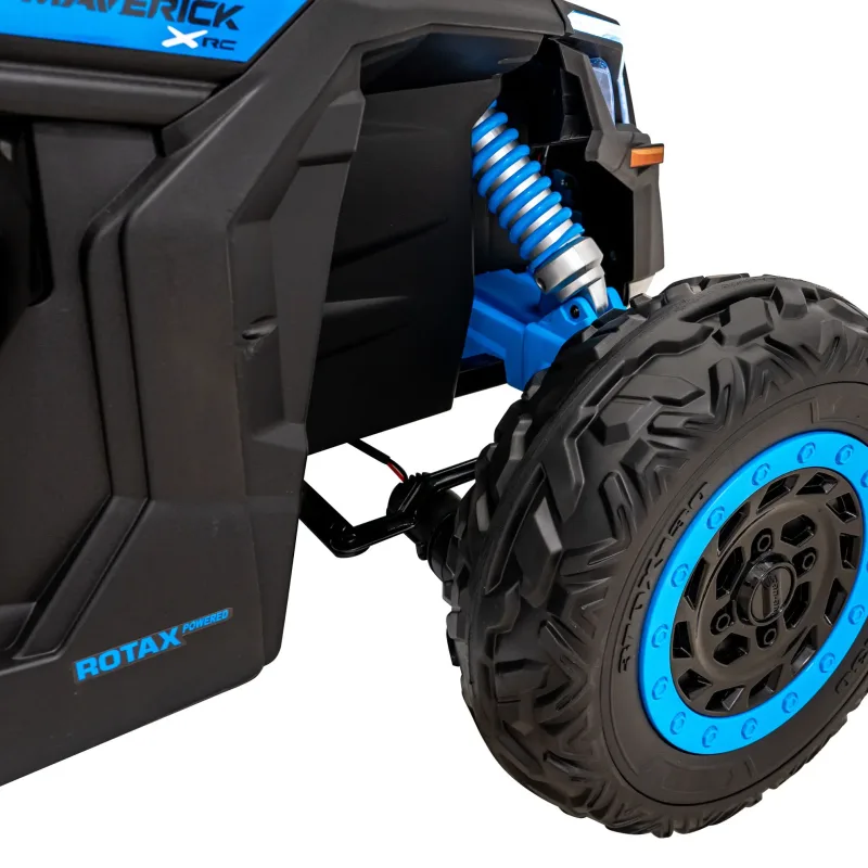Дитяча акумуляторна машинка Баггі Maverick Turbo RR Блакитна Дитяча акумуляторна машинка Баггі Maverick Turbo RR Блакитна