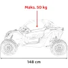 Дитяча акумуляторна машинка Баггі Maverick Turbo RR Блакитна Дитяча акумуляторна машинка Баггі Maverick Turbo RR Блакитна