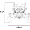Дитяча акумуляторна машинка Баггі Maverick Turbo RR Блакитна Дитяча акумуляторна машинка Баггі Maverick Turbo RR Блакитна