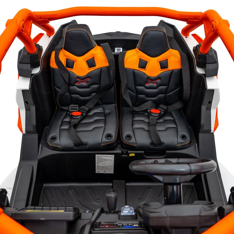 Дитяча акумуляторна машинка Баггі Maverick Turbo RR Помаранчева
