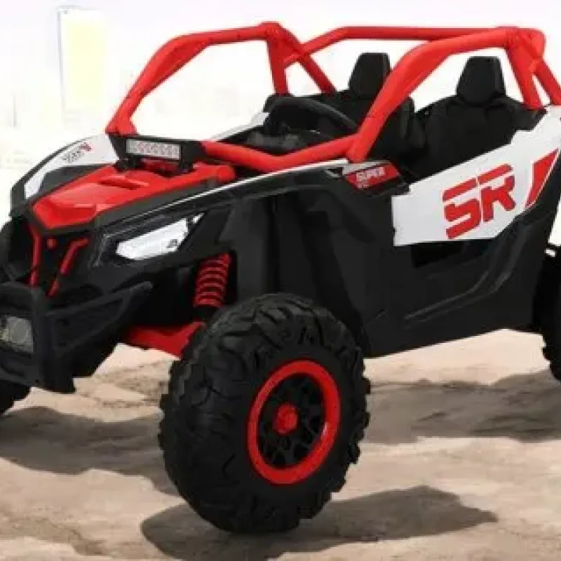 Дитяча акумуляторна машинка Баггі SR SUPER 66 Червона Дитяча акумуляторна машинка Баггі SR SUPER 66 Червона