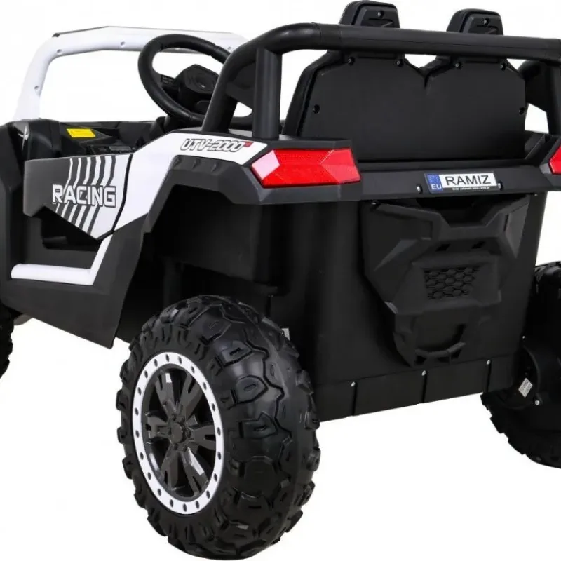 Дитяча акумуляторна машинка Баггі UTV 2000M Racing Battery Car, біла Дитяча акумуляторна машинка Баггі UTV 2000M Racing Battery Car, біла