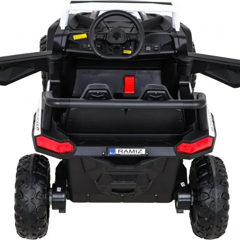 Дитяча акумуляторна машинка Баггі UTV 2000M Racing Battery Car, біла Дитяча акумуляторна машинка Баггі UTV 2000M Racing Battery Car, біла