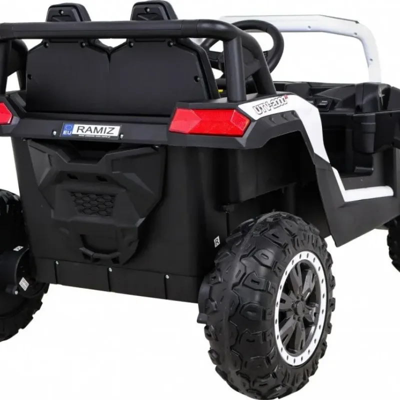 Дитяча акумуляторна машинка Баггі UTV 2000M Racing Battery Car, біла Дитяча акумуляторна машинка Баггі UTV 2000M Racing Battery Car, біла