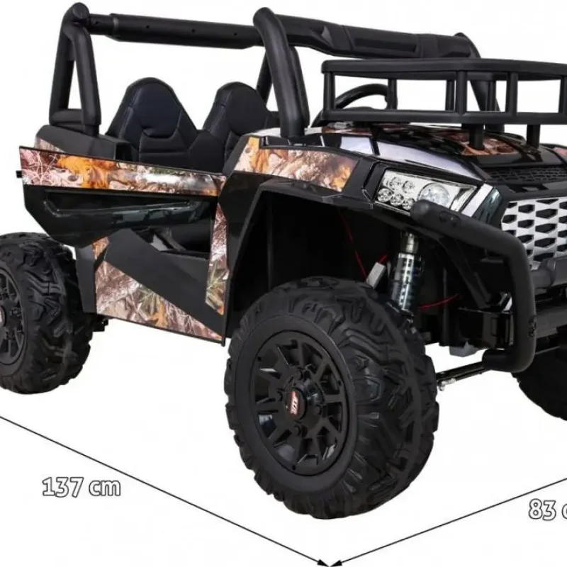 Дитяча акумуляторна машинка баггі UTV Roadster Black Дитяча акумуляторна машинка баггі UTV Roadster Black