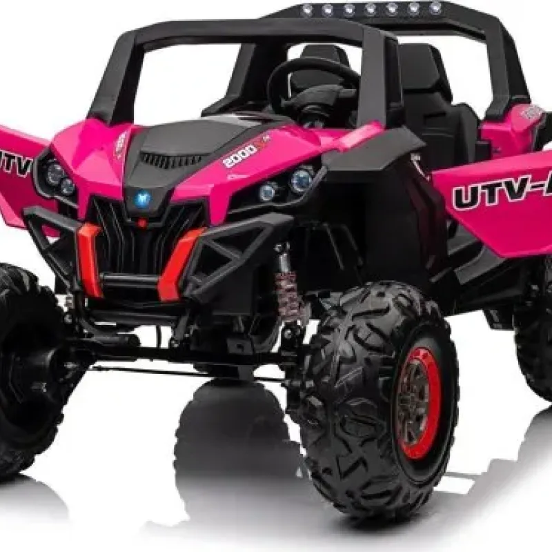 Дитяча акумуляторна машинка Баггі UTV-MX 2000N Рожева Дитяча акумуляторна машинка Баггі UTV-MX 2000N Рожева