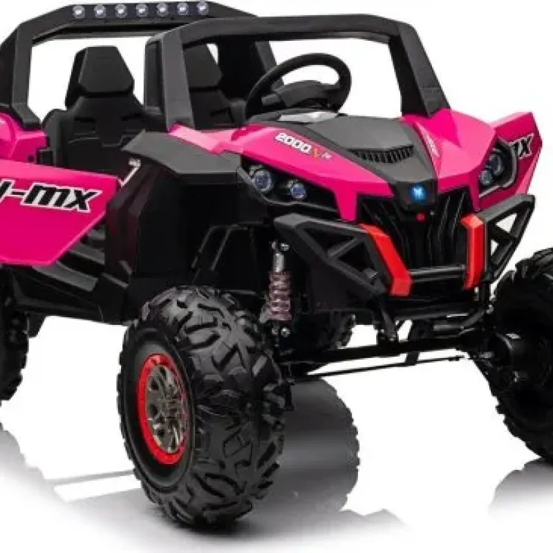Дитяча акумуляторна машинка Баггі UTV-MX 2000N Рожева