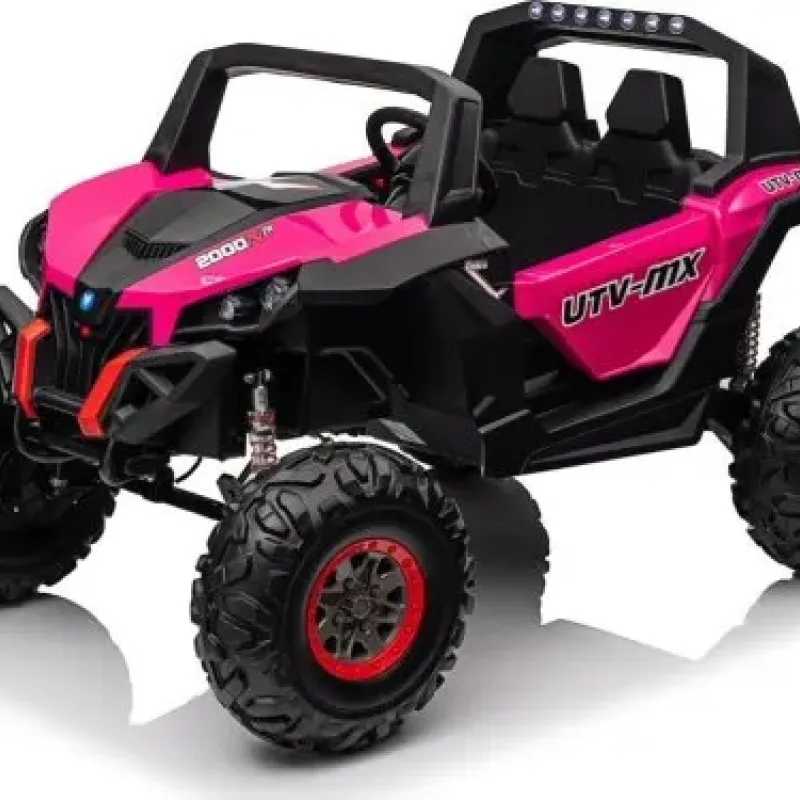 Дитяча акумуляторна машинка Баггі UTV-MX 2000N Рожева