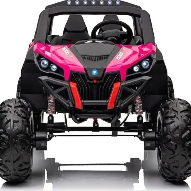 Дитяча акумуляторна машинка Баггі UTV-MX 2000N Рожева