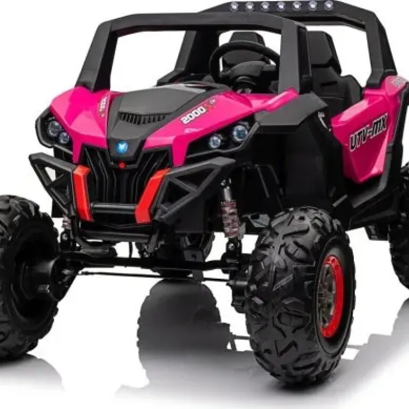 Дитяча акумуляторна машинка Баггі UTV-MX 2000N Рожева