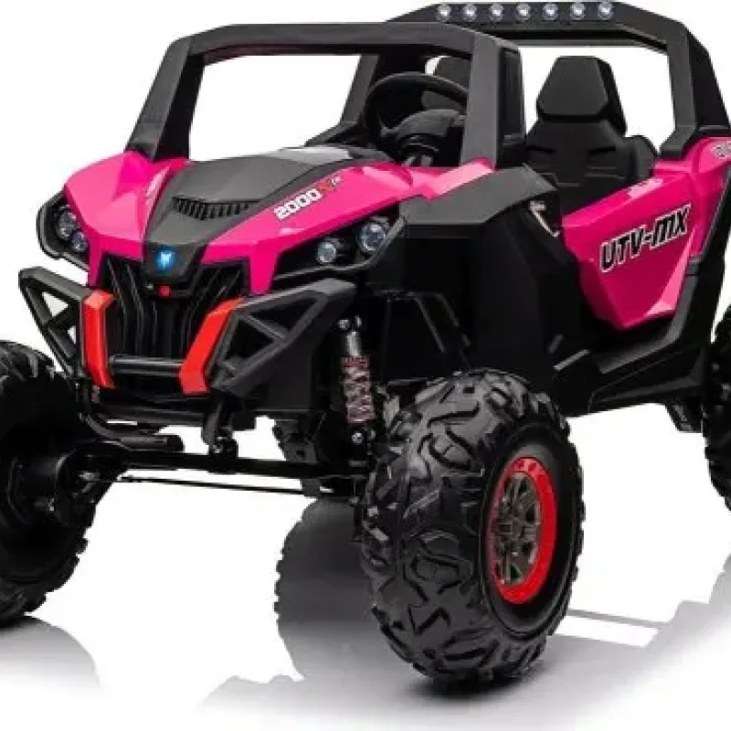 Дитяча акумуляторна машинка Баггі UTV-MX 2000N Рожева