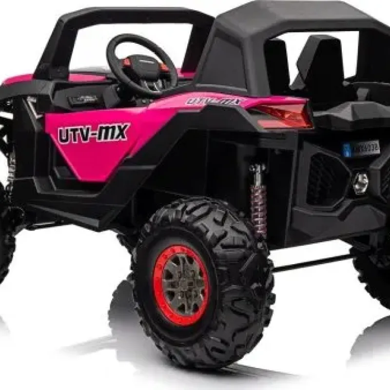 Дитяча акумуляторна машинка Баггі UTV-MX 2000N Рожева