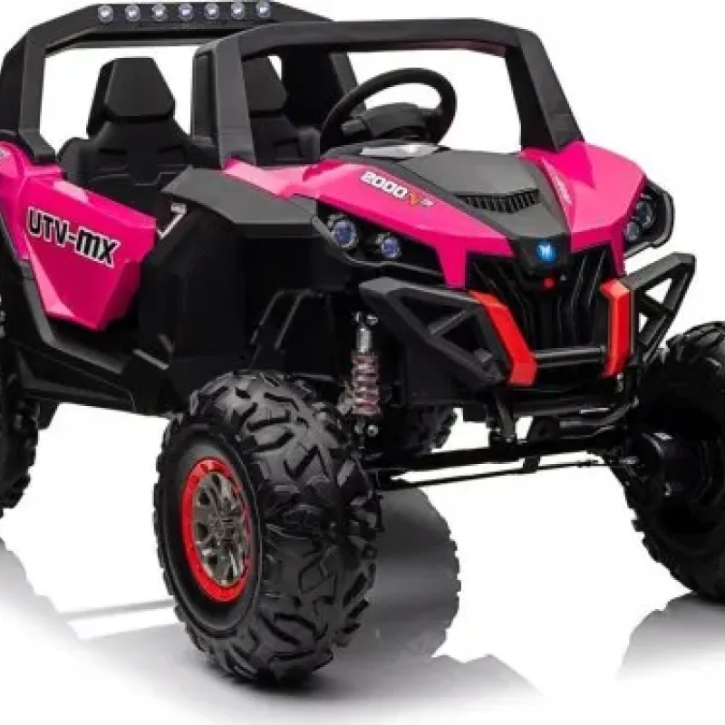 Дитяча акумуляторна машинка Баггі UTV-MX 2000N Рожева