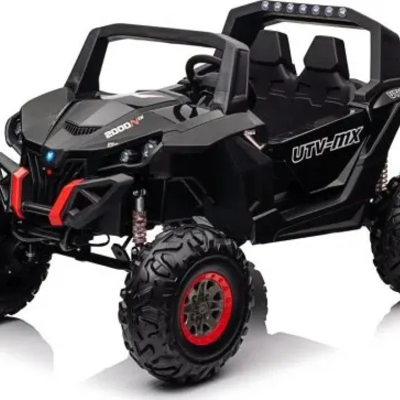 Дитяча акумуляторна машинка Баггі UTV-MX 2000N Чорна Дитяча акумуляторна машинка Баггі UTV-MX 2000N Чорна